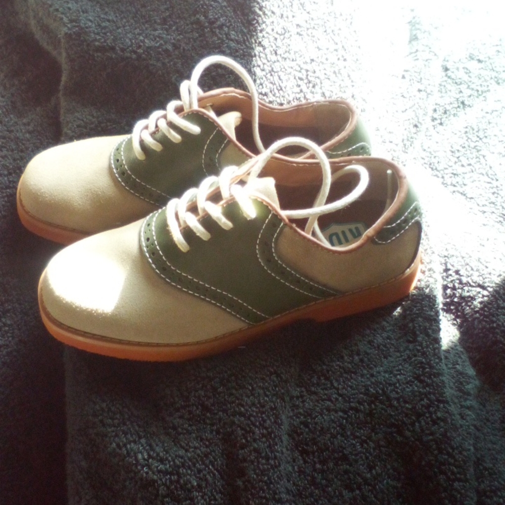 Florsheim kid's saddle back oxford dress shoes